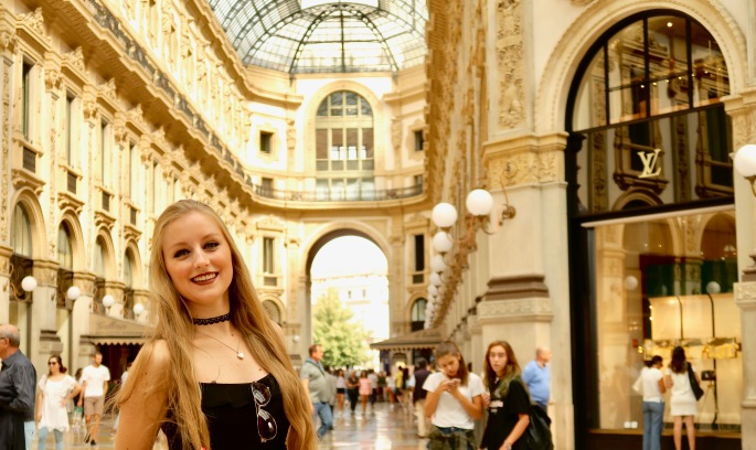 Mailand: Galleria Vittorio Emanuele II (hier befinden sich nur Luxusgeschäfte, bring genügend Geld zumShoppen mit :P )